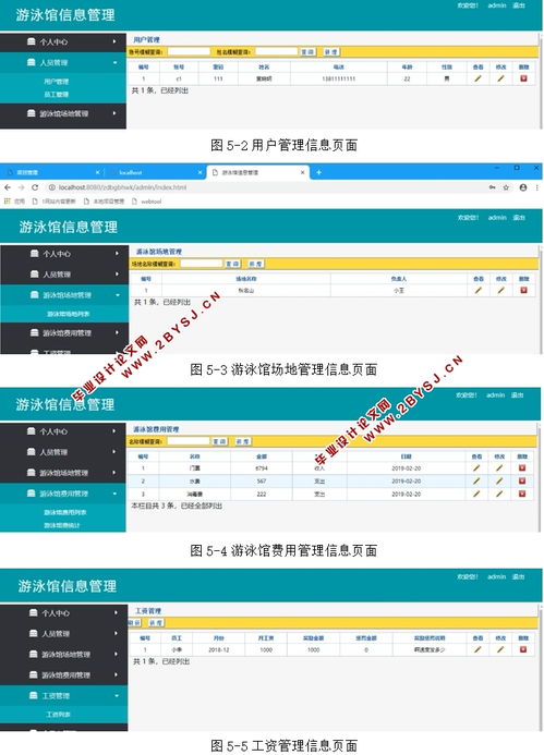 基于java的游泳館信息管理網站的設計與實現 springmvc,mysql 含錄像